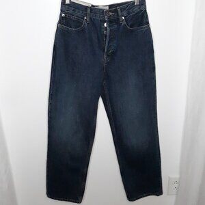 Everlane 90s Way-High Jean No Stretch Indigo Button Fly
